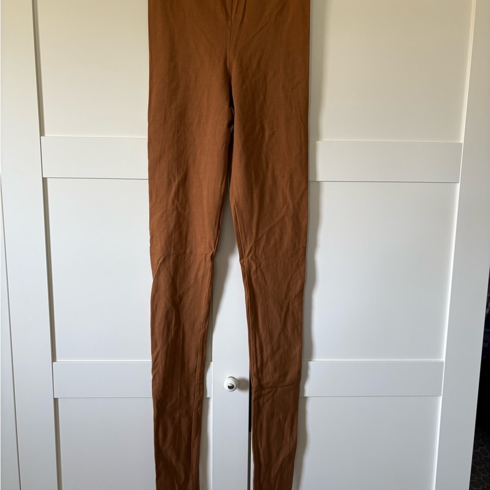 High-Waist Copper Brown Leggings
